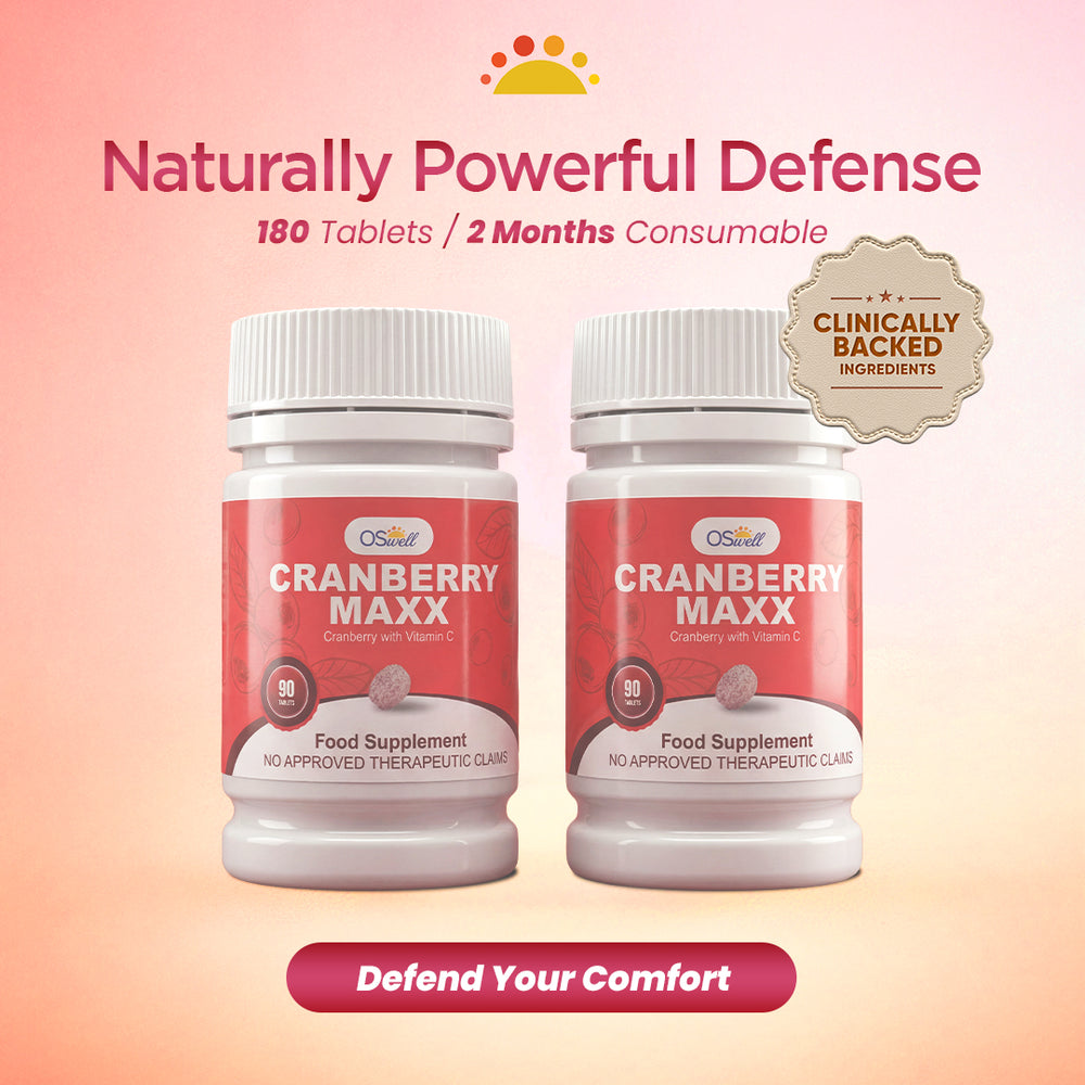 OSwell Cranberry Maxx with D-Mannose | Urinary Tract & Bladder Support