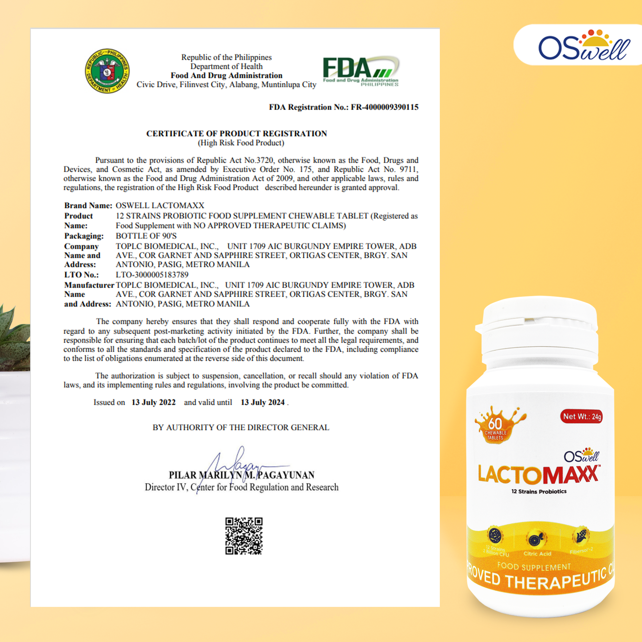 Oswell Lactomaxx - Probiotics